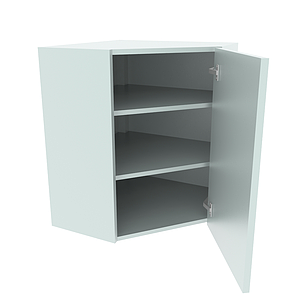 Diagonal Corner Wall Unit, 900H X 600W X 300D, (396 Door)-U-WPPN